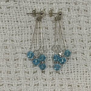 Handmade Crystal Drop Earrings